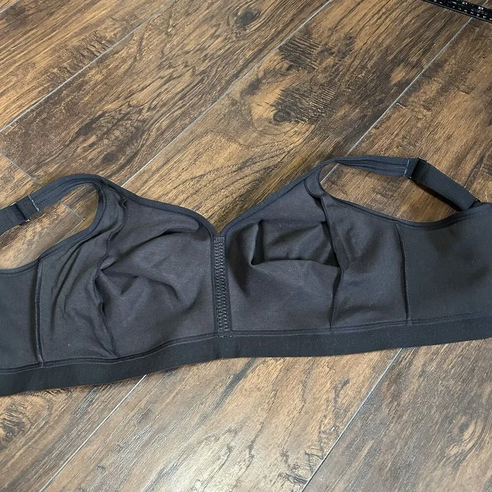 Cacique Womens Unlined Full Coverage No-Wire Bra Black 44F